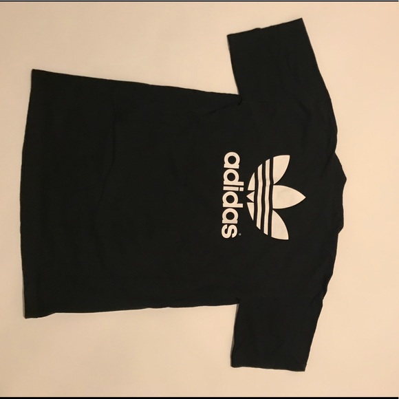 Vtg 80’s Adidas BIG Trefoil T shirt double sided - Picture 7 of 8